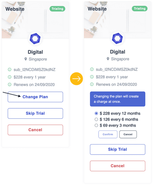 <small><i>Change plan</i></small>